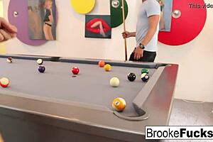 Brooke Pounds Vans Balls In Billiards Game