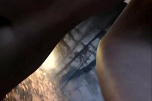 The shemale milf takes control and fucks him hard in this intense scene.