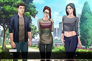 Hentai game with big cock and boobs lovers