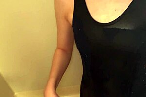 in the bath with japanese teen student in homemade scene 🛁