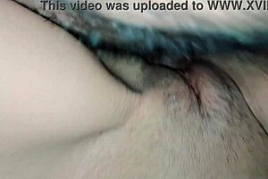 Shaved Pussy Filled With Creampie