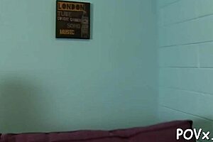 Teen Sucks and Fucks Roughly with Sloppy Blowjob!