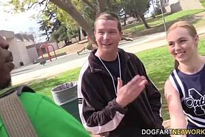 Tiffany Kohl Uses Her Pussy To Get Daddy A New Black Star Player In Interracial 3some