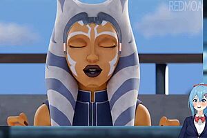Masturbate with me: Star Wars hentai and blowjob roleplay