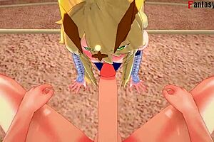 Bold Artoria Pendragon POV in Full FantasyKing3 Hentai Action