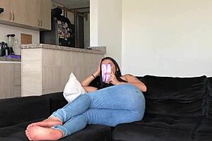 exploring fantasies with colombian curvy twin in close-up domination