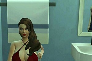 Yo, regarde-moi tripoter le visage de ma belle-mère dans ce cartoon 3D sauvage