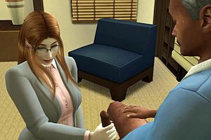 Grandfather enjoys girlfriend in missionary and cowgirl positions