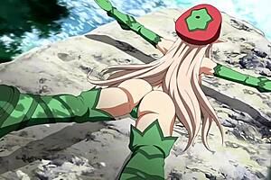 Queens Blade Rebellion OVA 01 Nipples Exposed