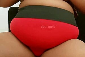 Sexy Indian girl with big boobs showing off her body