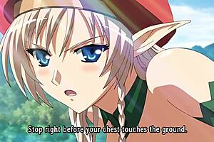 Queens Blade Rebellion OVA 01 Nipples Exposed