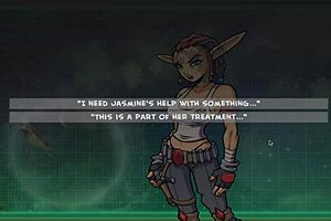 Watch maid ashelin in cosplay slave scene!