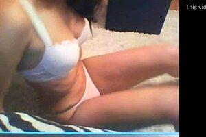 sexy college girl does strip tease on cam - bootytwerkers com - ass coed teasing pov clothes ripped tits college