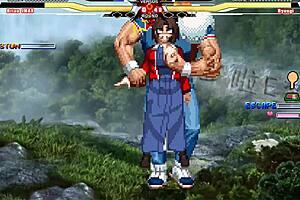 Brian faces off against Ryougi Shiki in a thrilling anime duel