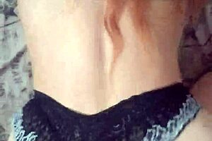 Brunette stepsister rides cock in taboo doggystyle