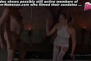 german blonde amateur teen meets old man for first time encounter