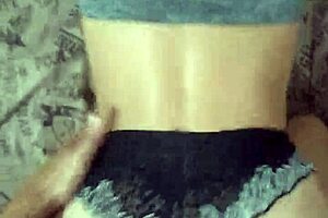 Brunette stepsister rides cock in taboo doggystyle