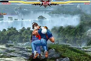 Brian faces off against Ryougi Shiki in a thrilling anime duel