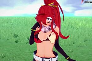 Yoko Littner is having wild sex in this Tengen Toppa Gurren Lagann scene, check the full POV version.