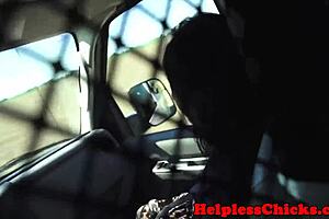 Submissive Teen 18+ Hardfucked In Doms Van