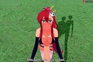 Yoko Littner is having wild sex in this Tengen Toppa Gurren Lagann scene, check the full POV version.