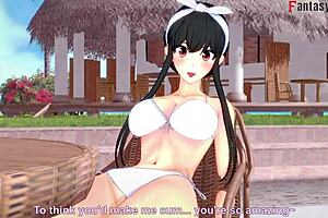 Yor of Genshin Impact gets naughty in a bikini