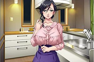 Feeling intense passion while fucking my step grandma in Sobotoboku episode 1 hentai.