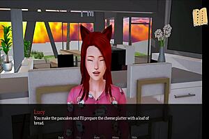 my new family in cartoon 300, what a provocative setup