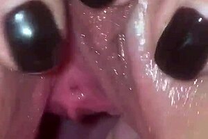 Close up and personal, sissy licks pussy in the hottest scene ever
