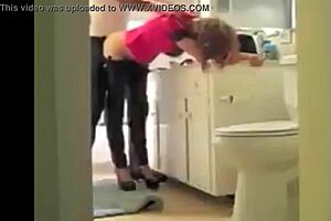 French Brunette Feels Intense Passion In Kitchen With Neighbor