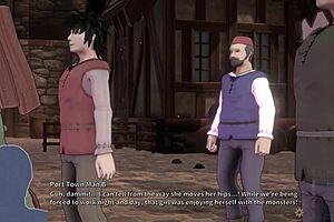 ricca uses magic dildo in 3d hentai game uncensored