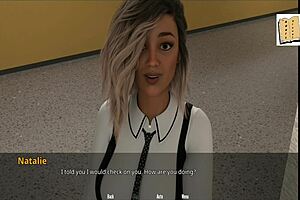 wvm 31 deepthroat from gorgeous brunette katie in 3d game