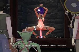 ricca uses magic dildo in 3d hentai game uncensored