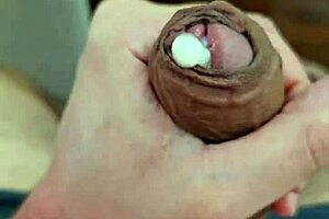 young brazilian guy masturbates and cums in homemade video