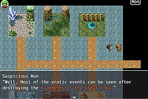 yuka gropes big tits in yokai shard game