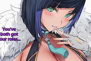 yelan guides you through thrilling edging in this hentai joi session