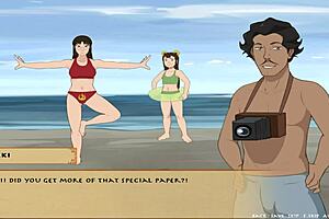 Big busty Opal in Four Elements Trainer Book 5