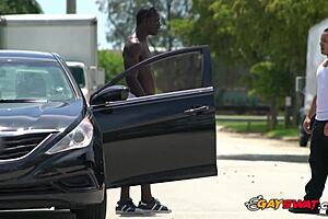 Horny gay cops bang black suspect in locker room