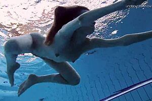 Anna Netrebko Skinny Tiny 18+ Teen 18+ Underwater Bikini Action