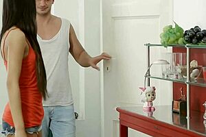 babes sensual pecker pleasuring makes dude hungry with needs