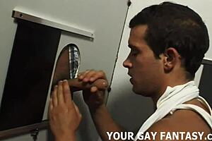 She bends over for the strapon dildo threesome humiliation