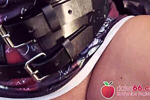 Watch Rubina, that ugly short-haired milf, get fucked outdoors by a stranger! Full scene on dates66.com!