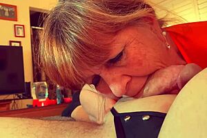 Granny Velma Dinkley's hardcore POV blowjob scene