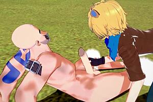 League Of Legends Yaoi: Ezreal And Braum In Anime Action