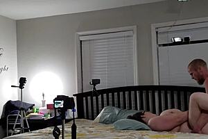 BBW Huge Tit Wife Fucked Hard and Cum on Belly!