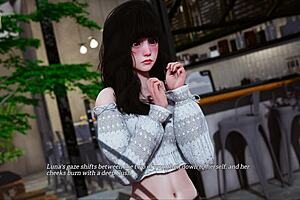 Eternum 212 explodes with huge mature tits in sexy 3d hentai outfit!