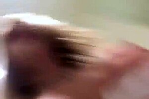 My step-sister is horny and she uses a dildo in the shower