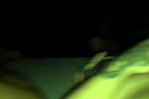 A teen girl warms her lover with her body in a voyeuristic threesome scene involving oral and monster cocks