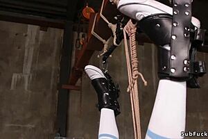 Interracial BDSM Group Rough Banging