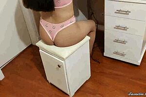 Watch me blackmail stepsister for anal